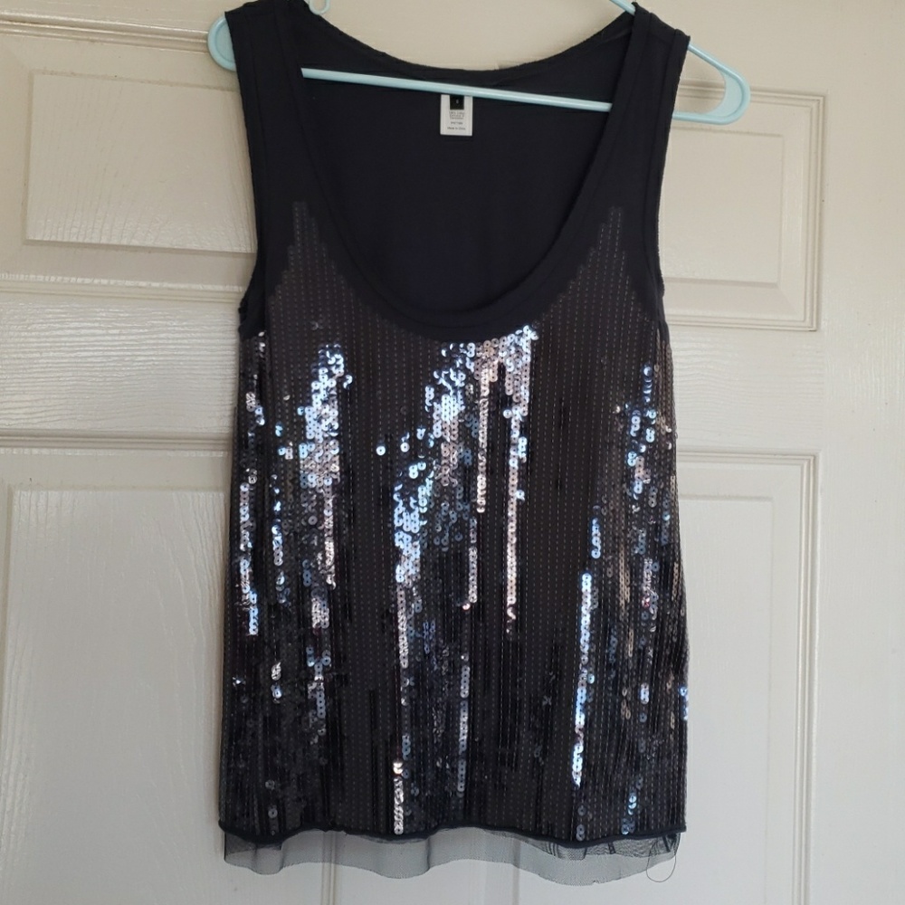 J Crew Sequuned Tank Top